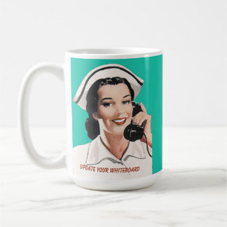 Vintag Nurse Funny Advice Tasse