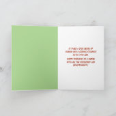 Vintag Nurse Funny Birthday Card Karte (Innenseite)