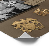 Vintag Nurse Scrapbook Poster (Ecke)