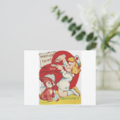 Vintag Nurse Valentine Feiertagspostkarte (Stehend Vorderseite)