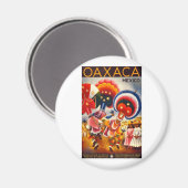 Vintag Oaxaca Mexiko Magnet (Vorderseite/Rückseite)