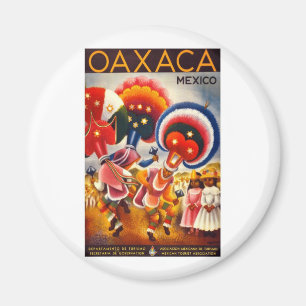 Vintag Oaxaca Mexiko Magnet
