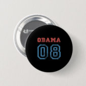 Vintag Obama 08 Button (Vorne & Hinten)