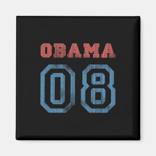 Vintag Obama 08 Magnet (Vorne)