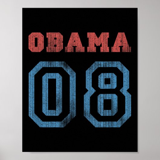 Vintag Obama 08 Poster (Vorne)
