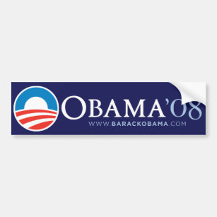 Vintag Obama 2008 Autoaufkleber