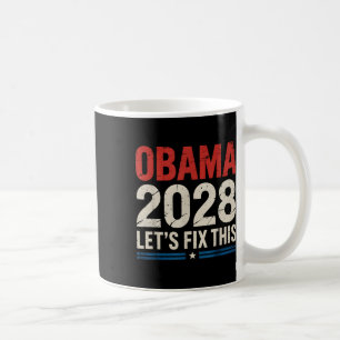 Vintag Obama 2028 Funny Political Patriotic Elect Kaffeetasse