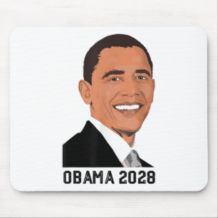 Vintag Obama 2028 Funny Political Patriotic Elect Mousepad