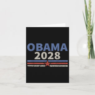 Vintag Obama 2028 Obama für Präsident 2028 Retro Karte