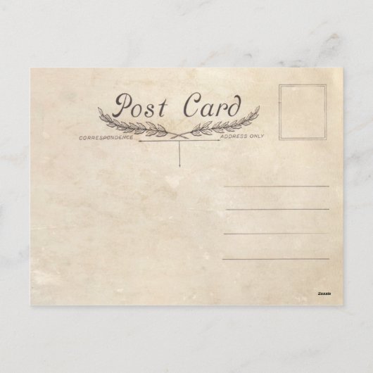 Vintag Obsternte Erntedank Postkarte (Rückseite)