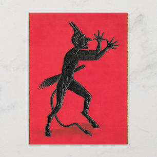 Vintag Obszönkrampus Postkarte