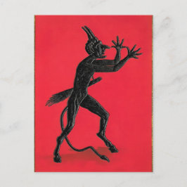 Vintag Obszönkrampus Postkarte