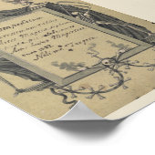 Vintag Occult Symbols Poster (Ecke)