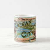 Vintag Ocean City NJ Kaffeetasse (Mittel)