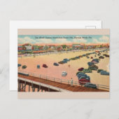 Vintag Ocean Pier Daytona Beach Postkarte (Vorne/Hinten)