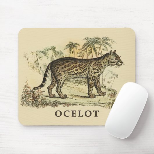 Vintag Ocelot Mousepad (Mit Mouse)