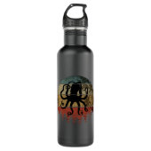 VINTAG OCTOPUS EDELSTAHLFLASCHE (Vorderseite)
