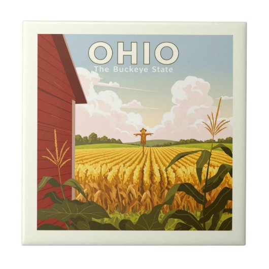 Vintag Ohio Fliese (Vorderseite)