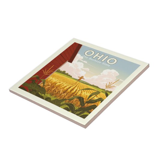 Vintag Ohio Fliese (Seite)