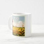 Vintag Ohio Kaffeetasse (Vorderseite Links)