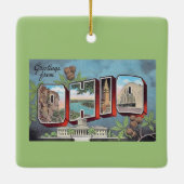 Vintag Ohio Keramikornament (Rückseite)