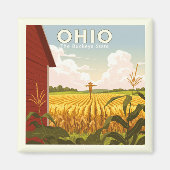 Vintag Ohio Magnet (Vorne)