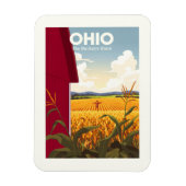 Vintag Ohio Magnet (Vertikal)