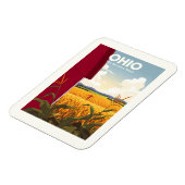 Vintag Ohio Magnet (Linke Seite)