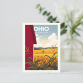 Vintag Ohio Postkarte (Stehend Vorderseite)
