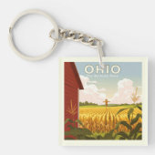 Vintag Ohio Schlüsselanhänger (Vorderseite)