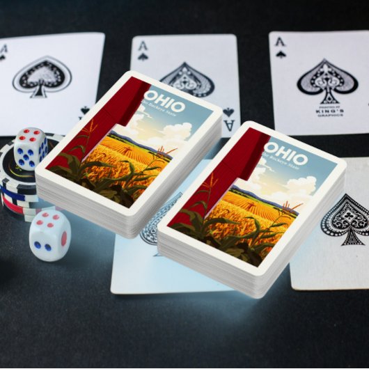 Vintag Ohio Spielkarten