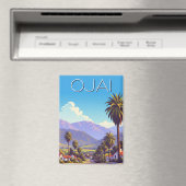 Vintag Ojai Kalifornien Magnet (In Situ (Geschirrspüler))