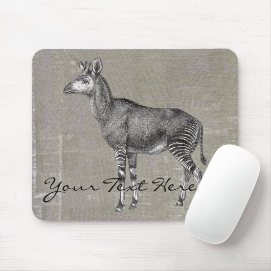 Vintag Okapi Mousepad (Mit Mouse)