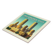 Vintag Oklahoma City Oklahoma Fliese (Seite)