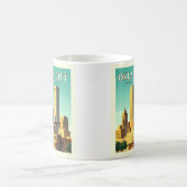 Vintag Oklahoma City Oklahoma Kaffeetasse (Mittel)