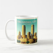 Vintag Oklahoma City Oklahoma Kaffeetasse (Links)