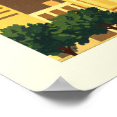 Vintag Oklahoma City Oklahoma Poster (Ecke)