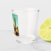 Vintag Oklahoma City Oklahoma Schnapsglas (Rechts)