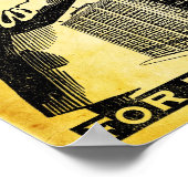 Vintag Old Henry Whiskey Poster (Ecke)