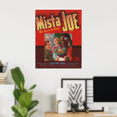 Vintag Old Mista Joe Fruit Crate Labels Poster (Heimbüro)
