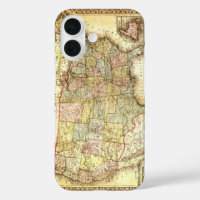 Vintag Old United Staaten USA General Map