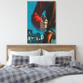 Vintag Old West Gunslinger Cowboy Leinwanddruck (Insitu (Schlafzimmer))