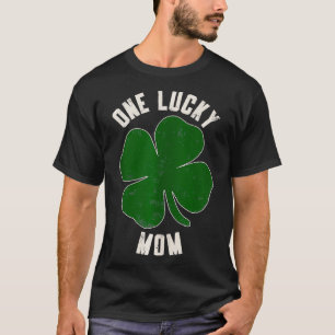 Vintag One Lucky Mama Cloud Kleeblatts St Patricks T-Shirt