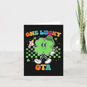 Vintag One Lucky Ota St Patrick Day School Istant Karte