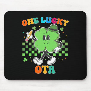 Vintag One Lucky Ota St Patrick Day School Istant Mousepad