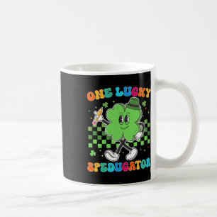 Vintag One Lucky Speductor St Patrick Day School Kaffeetasse