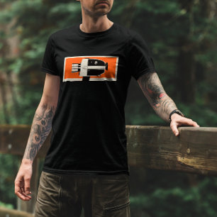Vintag orange 8mm Kamera T-Shirt