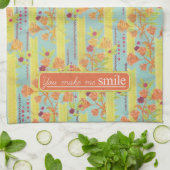 Vintag Orange Azure Tee Handtuchhandtuch Handtuch (Gefaltet)