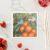 Vintag Orange Blossom Citrus Serviette (Beispiel)