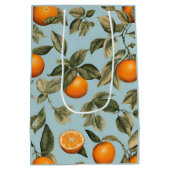 Vintag orange mittlere geschenktüte (Rückseite)